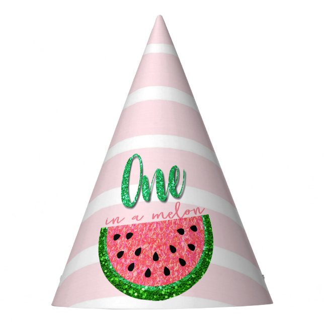 Chapeaux De Fêtes Un dans un melon, Casquette de fête d'anniversaire (Devant)