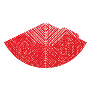 Chapeaux De Fêtes Un motif symétrique rouge, orange et p