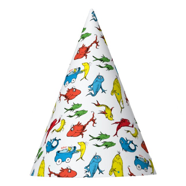 Chapeaux De Fêtes Un poisson deux poissons - premier anniversaire (Devant)