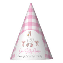 Une oie sotte rose 1er anniversaire