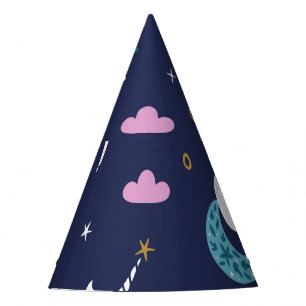 Chapeaux De Fêtes Unicorns Rainbows : Cartoon mignon sans peau
