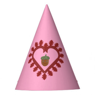 Chapeaux De Fêtes Valentines Day Love Heart Acorn