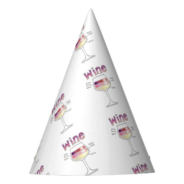CHAPEAUX DE FÊTES VIN, PLUS DE VIN, BIEN PLUS DE VIN (Devant)