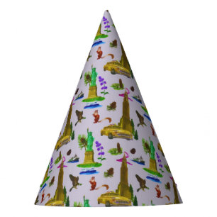 Chapeaux De Fêtes Vintage voyage Skyline New York Liberty Automne