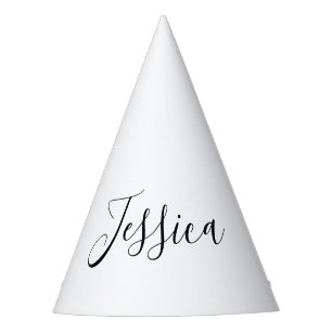 Chapeaux De Fêtes Votre nom   Script élégant