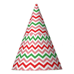 Chapeaux De Fêtes Watermelon Summer Zigzag Stripes Motif-56209