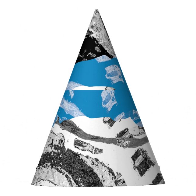 Chapeaux De Fêtes Wave Mechanism – Custom Party Hat (6" Height) (Devant)