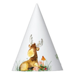 Chapeaux De Fêtes Woodland Baby Fox Green Party Casquette