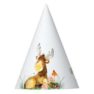 Chapeaux De Fêtes Woodland Baby Fox Green Party Casquette