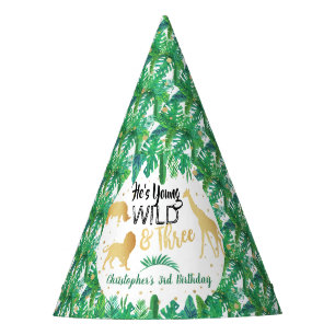 Chapeaux De Fêtes Young Wild & Three Boys Troisième anniversaire