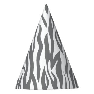 Chapeaux De Fêtes Zebra Patal Safari Jungle Animal Anniversaire