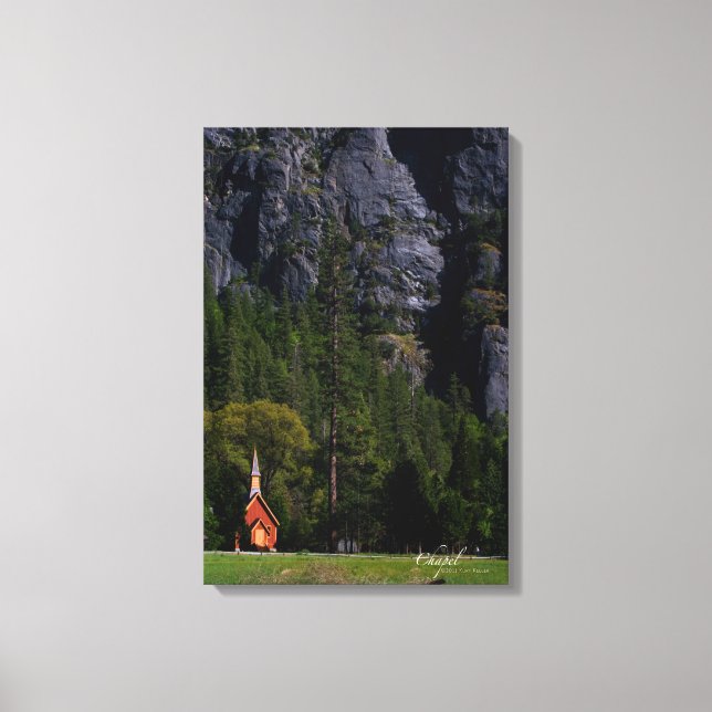 Chapel at Yosemite Canvas Print (Front)