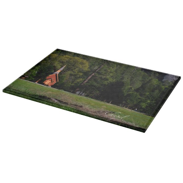 Chapel at Yosemite Cutting Board (Corner)
