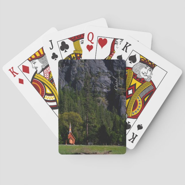 Chapel at Yosemite Playing Cards (Back)