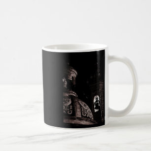 Chapel El Carmen Bell Tower Black And White Vertic Coffee Mug