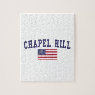 Chapel Hill US Flag Jigsaw Puzzle