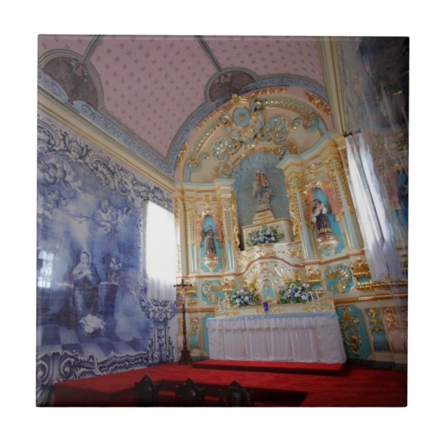 Chapel in Azores Tile (Front)