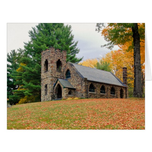 Chapel in fall (Front Horizontal)