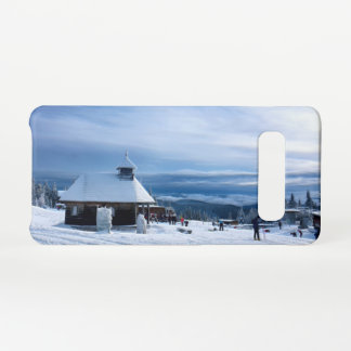 Chapel in the Alps Snow Mountain Samsung Galaxy Case