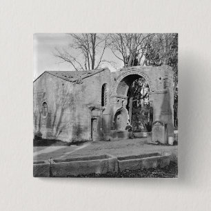Chapel of Saint-Accurse 2 Inch Square Button