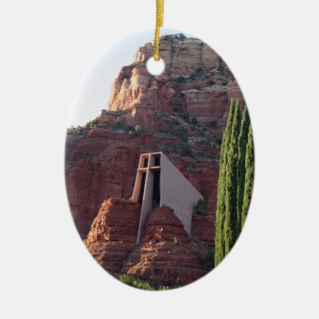 Chapel of the Holy Cross 1 Ceramic Ornament (Front)