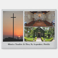 Chapel of the mission of Nombre de Dios  Postcard