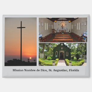 Chapel of the mission of Nombre de Dios  Postcard Magnet