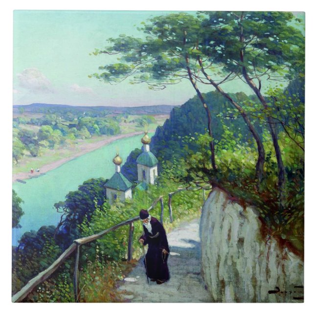 Chapel of the Svyatogorsk Monastery Tile (Front)