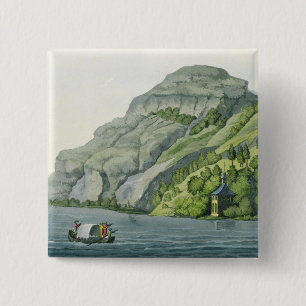 Chapel of William Tell, from 'Customs of the Vario 2 Inch Square Button