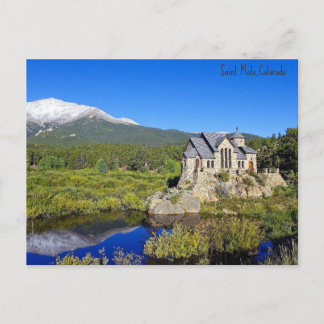 Chapel on a Rock, St Malo Colorado Holiday Postcard