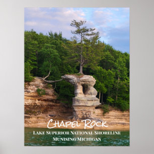 Chapel Rock Lake Superior National Shoreline  Poster
