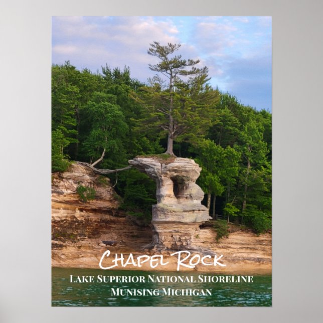 Chapel Rock Lake Superior National Shoreline  Poster (Front)