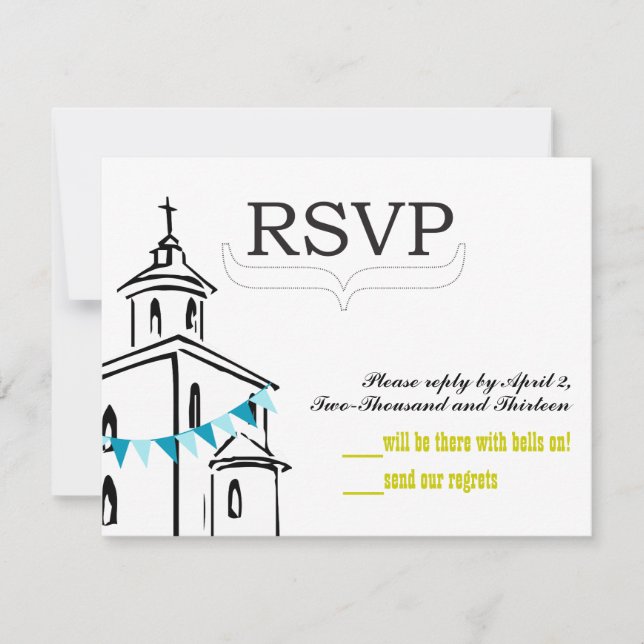 Chapel RSVP-size for RSVP Envelopes Card (Front)