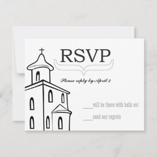 Chapel RSVP-size for RSVP Envelopes Card