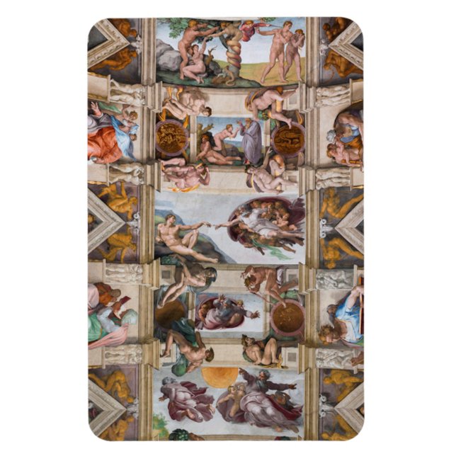 chapel sistine roof magnet (Vertical)
