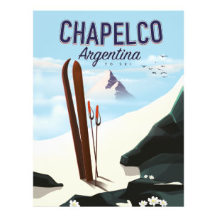 Chapelco Argentina to Ski Photo Print