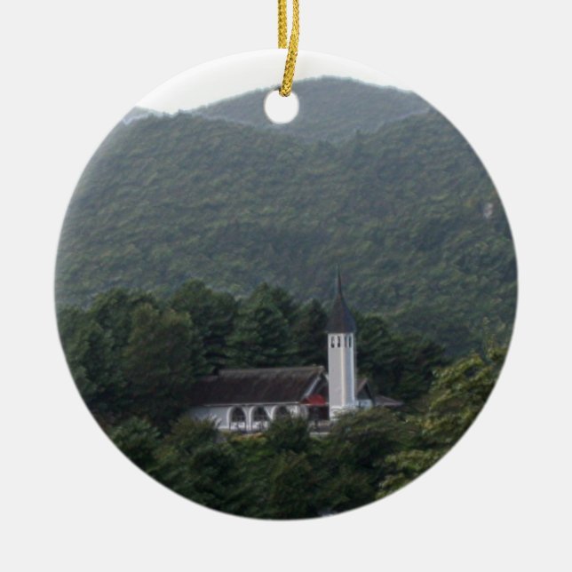 Chapelle en ornement de vallée de ciel (Devant)