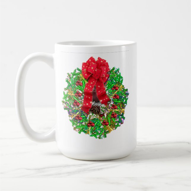 Chaperonin Christmas Coffee Mug (Left)