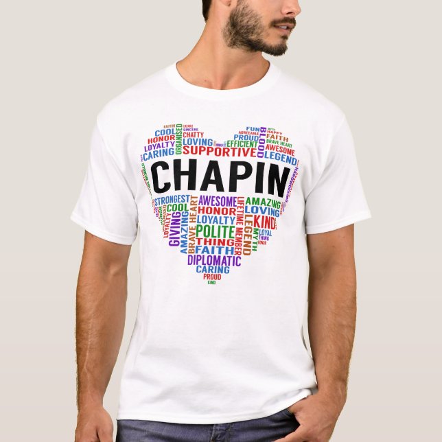 CHAPIN Legend Heart T-Shirt (Front)