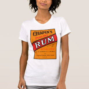 Chapins Pure Old Rum Label T-Shirt