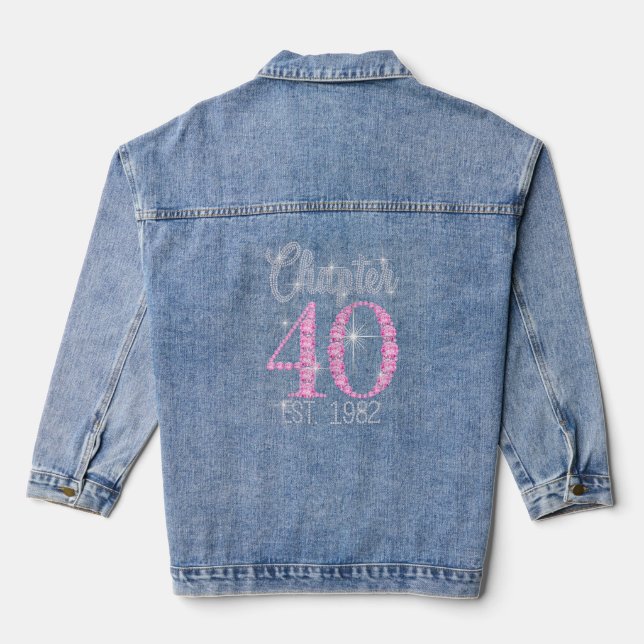 Chapitre 40 Est 1982 40e anniversaire Tee for Wome (Verso)