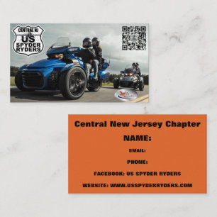 Chapitre du centre du New Jersey - Cartes de visit