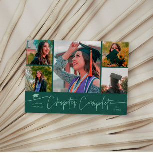 Chapitre Terminé Carte de photo de remise de diplô