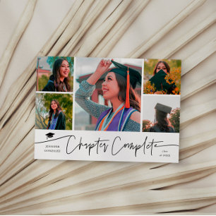 Chapitre Terminé Carte de Remerciement de Diplômé