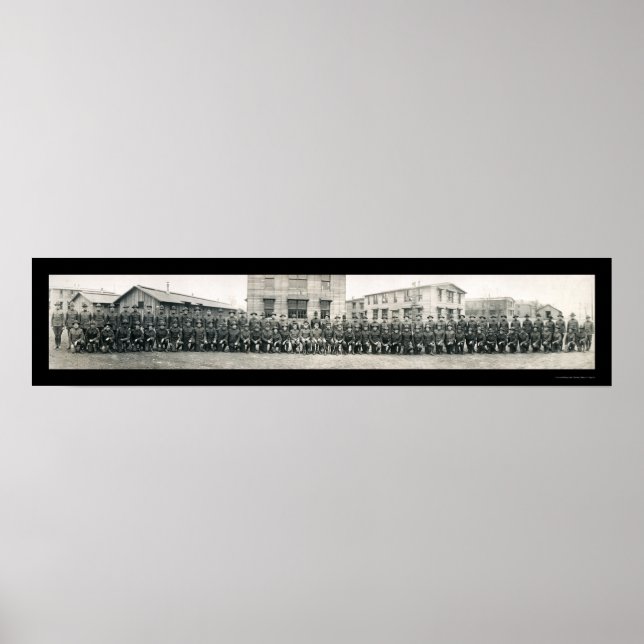 Chaplain Army School Photo 1918 Poster (Front)