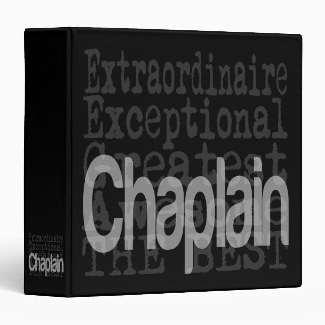 Chaplain Extraordinaire Binder (Front/Spine)