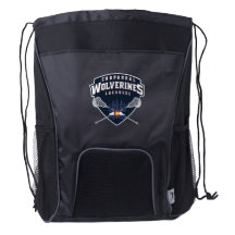 ChapLAX colle le sac à dos de cordon de bouclier