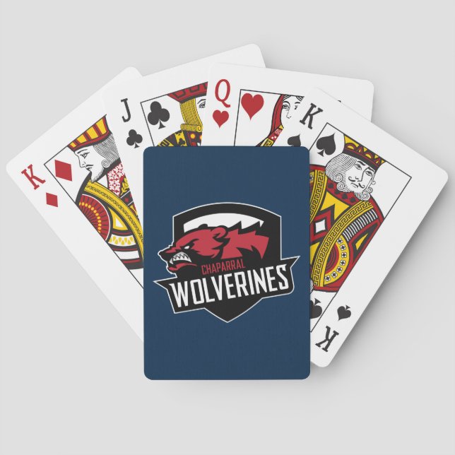 ChapLAX Wolverine Standard Playing Cards (Back)