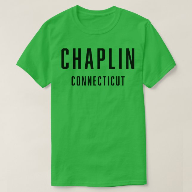 Chaplin Connecticut TShirt (Design Front)