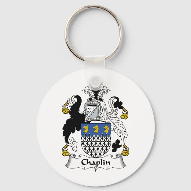 Chaplin Family Crest Keychain (Front)